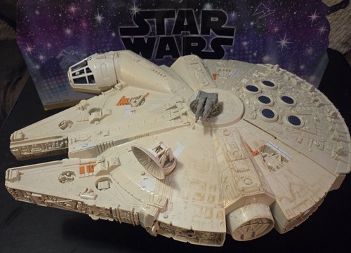 🔥🔥VINTAGE 1979 STAR WARS MILLENNIUM FALCON - UNVOLLSTÄNDIG **GETESTET & FUNKTIONSFÄHIG**