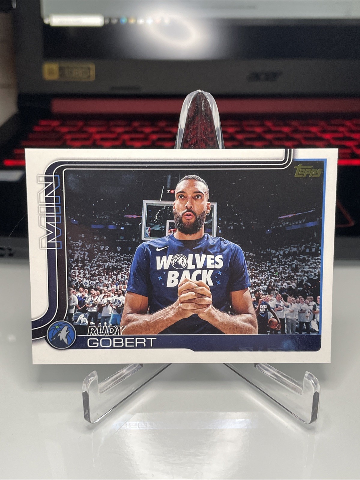 2025 Topps Flagship - Rudy Gobert #111 Golden Mirror Variation