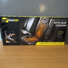 Heated Auto Seat Cushion Fits Onto Any Seat Instant Heat 12 Volt- New Heated Auto Seat Cushion Fits Onto Any Seat Instant Heat 12 Volt- New