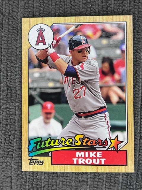 Topps Mike Trout 2012 Season Baseball Sports Trading Cards
