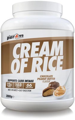 Per4m Cream of Rice, 2000 g Dose, Chocolate Peanut Butter