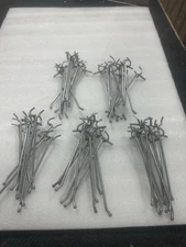 50 pc 6" x 1/8" PEG BOARD HOOKS Shelf Hanger Kit Garage Storage Hanging Pegboard