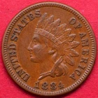 1884 INDIAN HEAD CENT