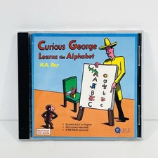 Curious George Learns the Alphabet 1993 Macintosh CD-ROM Learning Game