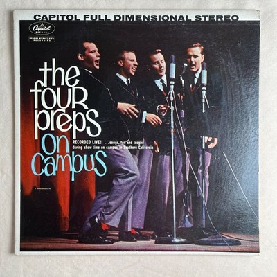 THE FOUR PREPS The Four Preps On Campus 1961 Vinyl LP Capitol ST 1566 - VG+