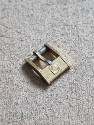 Zenith Vintage seltene gelbvergoldte Schnalle 8 mm sehr guter Zustand