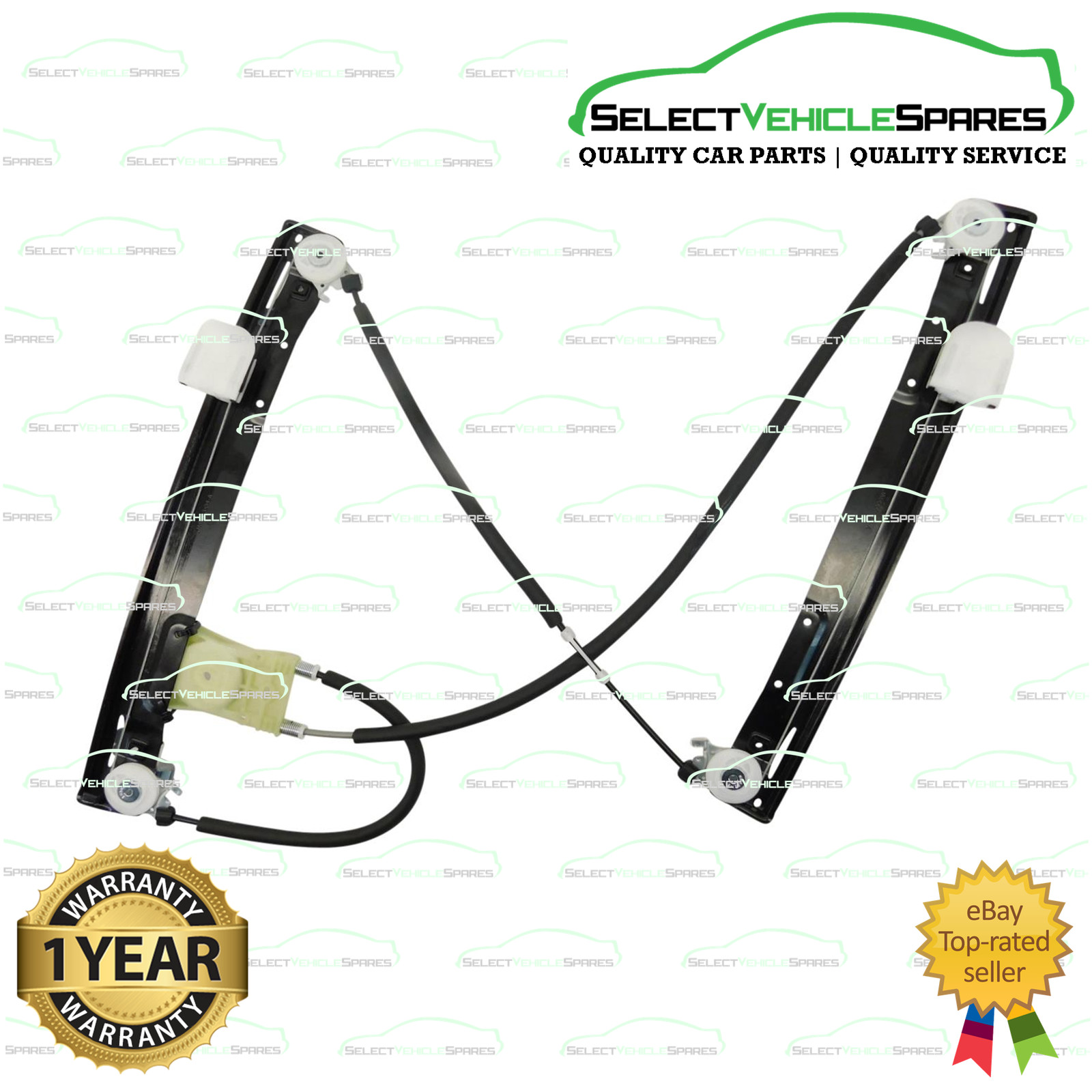 NEW JAGUAR XF (X250) PASSENGER SIDE FRONT LEFT ELECTRIC WINDOW REGULATOR 08-15 - Image 2
