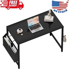 32 Inch Computer Desk for Small Spaces with Storage Bag, Home Office Work Desk