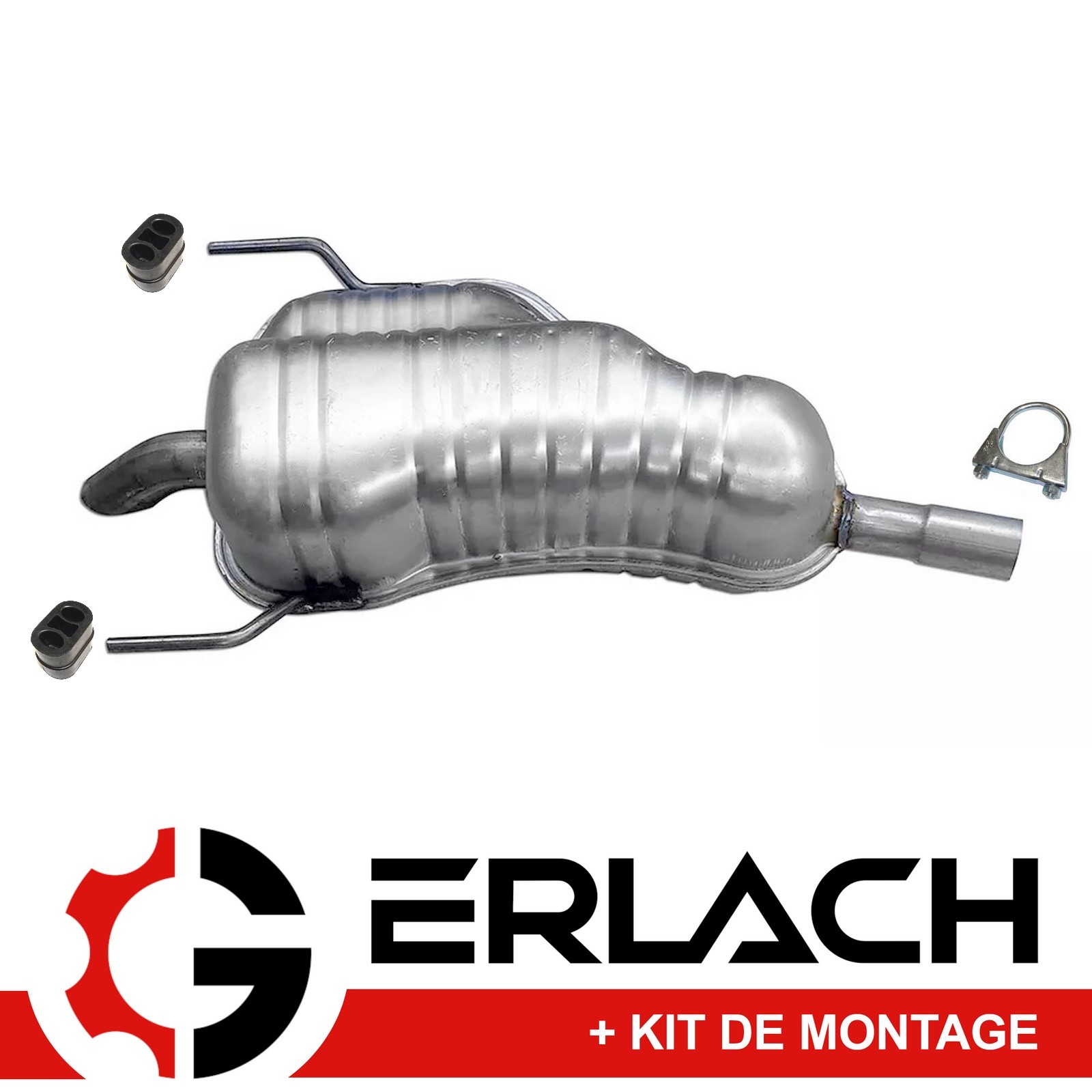 Silencieux arriere Opel Astra H echappement berline essence reference 7200 acier