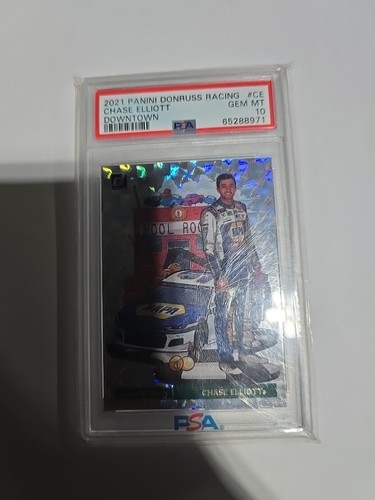 Chase Elliott #CE 2021 Panini Donruss Nascar Downtown card