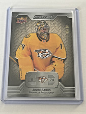 2023-24 Engrained Juuse Saros #55 White Birch 05/20 SSP - Predators