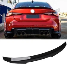Rear Spoiler Wing For 2021-2022 BMW G22 4 Series 430i G82 M4 Style Glossy black