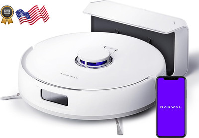 NARWAL Freo X Plus Robot Vacuum and Mop, 7-Week Dust Storage, Zero Tangles