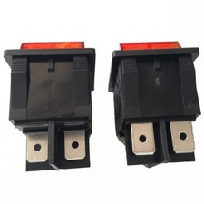 2Pcs 4Pins 125V/250V 30A Push Button Rocker Switches for Inverter Welder JD03-A1