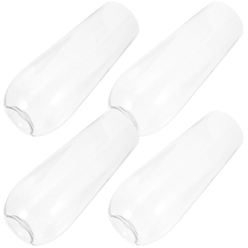4 Pcs Glass Child Transparent Drinking Cups Clear Plastic - Picture 7 of 12
