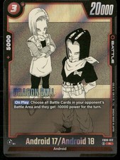 ANDROID 17/ANDROID 18 FB06-012 R MANGA BOOSTER 01 DRAGON BALL SUPER HOLO NM