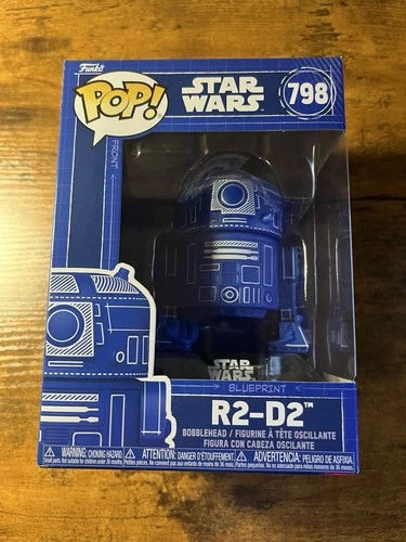 Funko Pop! Star Wars R2-D2 Blueprint Vinyl Figure #798