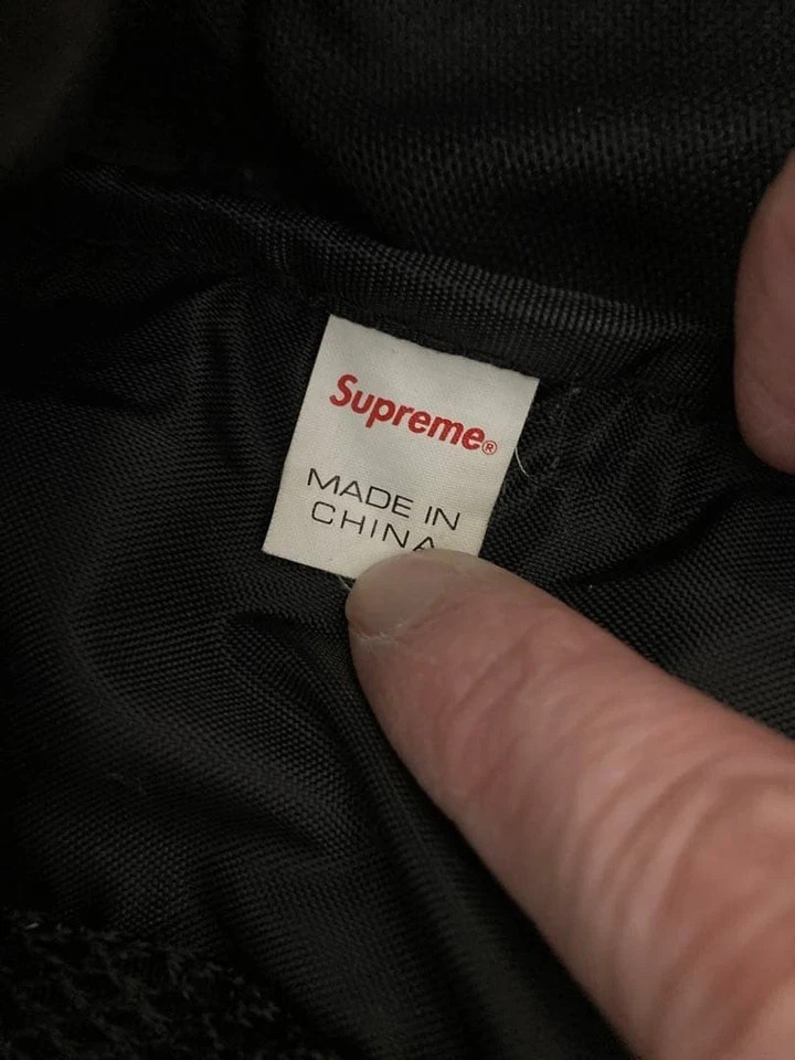 Supreme Logo Backpack 2014 Spring Summer Black Classic Streetwear Bag for Men Wo thumbnail 8