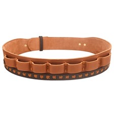 Leather Cowboy Bandolier Ammunition Belt Shotgun Bullets Belt for 12GA 16GA