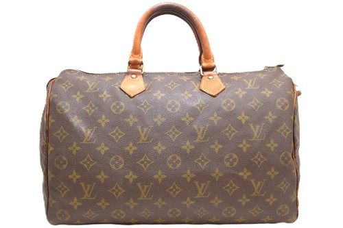 Auth Louis Vuitton Speedy 35 Handbag Monogram Canvas M41524 LV 53402