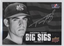 2009 USA Baseball Box Set Big Sigs National Team 33/75 Tony Zych Auto 0v1