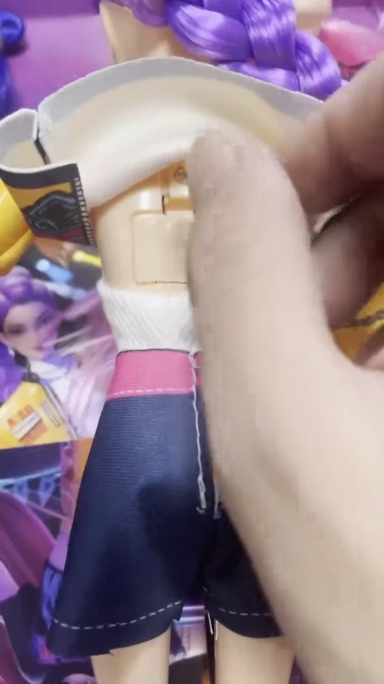 3-teiliges Set Cosplay Kpop Dämonenjäger Puppen bewegliches Gelenk Sammelfigur - Bild 2 von 4