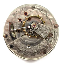 Vintage Elgin Grade 184 18s 17J B.W Raymond OF Pocket Watch Movement lot.wq