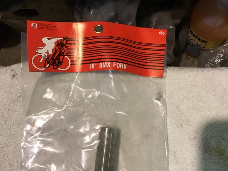 NOS  16” MX Chrome Steel Bicycle Fork – 1” Threaded Steerer, Caliper Brake Mount - Image 2 of 4