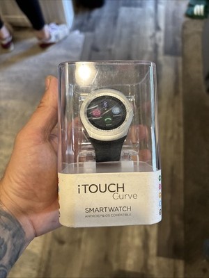 iTOUCH Curve ITR4360 Smartwatch Android & iOS Compatible - NEW - Gunmetal Gray