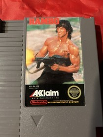 NES Rambo Game With Sleeve