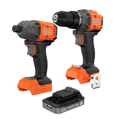 BLACK+DECKER  20V MAX* Cordless Brushless Drill/Impact Combo Kit - BLDI782CKD1