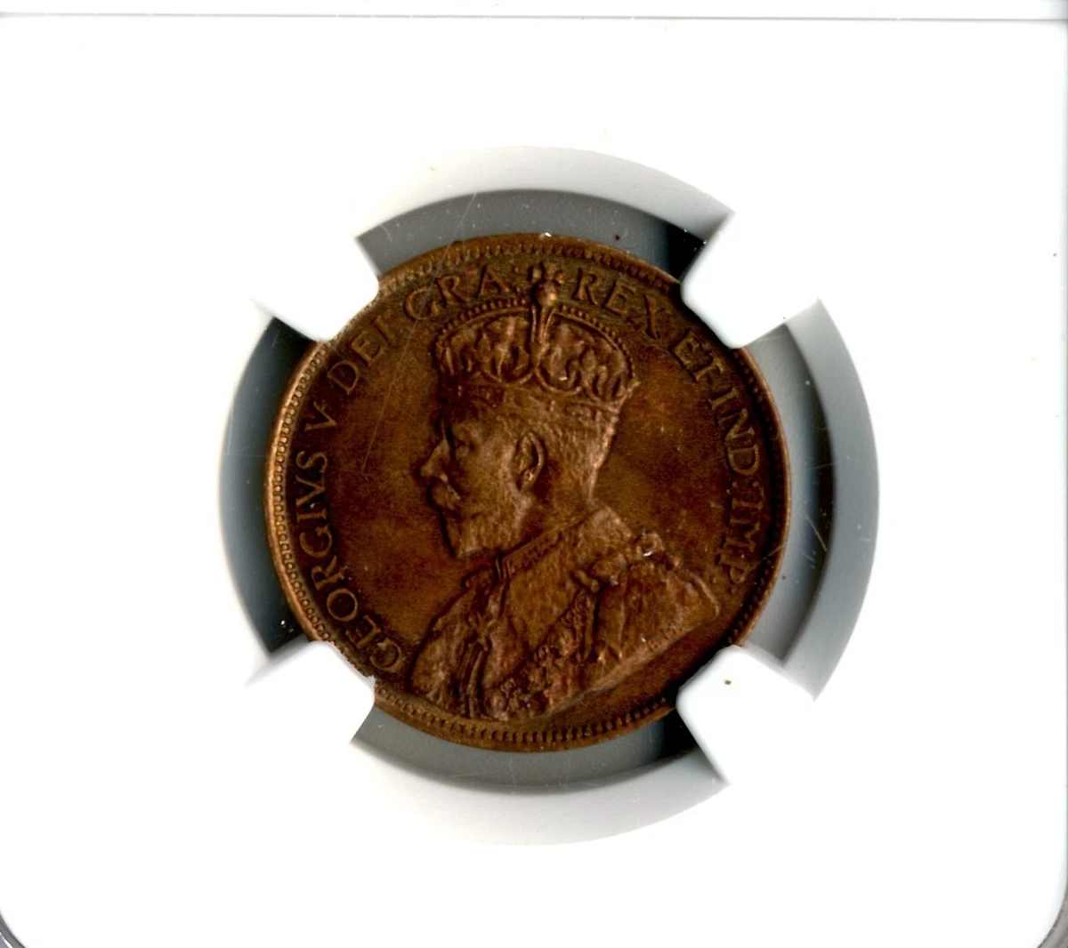 Canada. Large Cent. 1916 NGC Unc Details, Altered Color