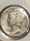 1921-D Mercury Dime G Detail