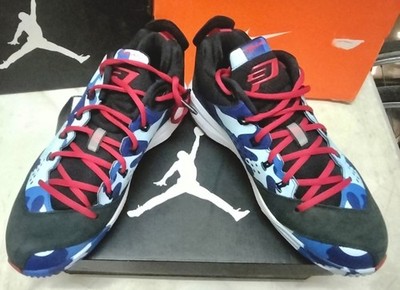 Jordan CP3. VII Black Sport Red Chambray Blue Game Blue Gr. 7,5