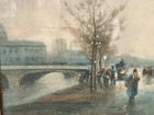 1904 Antique PARIS STREET SCENE Orig Gesso Wood FRAME 18x26" Taber Prang Art Co — photo 10