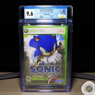 CGC 9.6 A+ - Sonic the Hedgehog 1ST PRINT White-Label Xbox 360