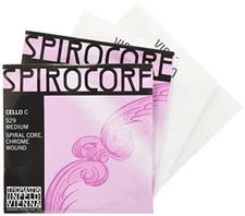 THOMASTIK  Cello string set JARGAR SPIROCORE chrome winding from Japan