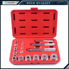 17pc Bearing Race Seal Driver Disc Tool Wheel Axle Bushing Installer Remover Kit 17pc Bearing Race Seal Driver Disc Tool Wheel Axle Bushing Installer Remover Kit