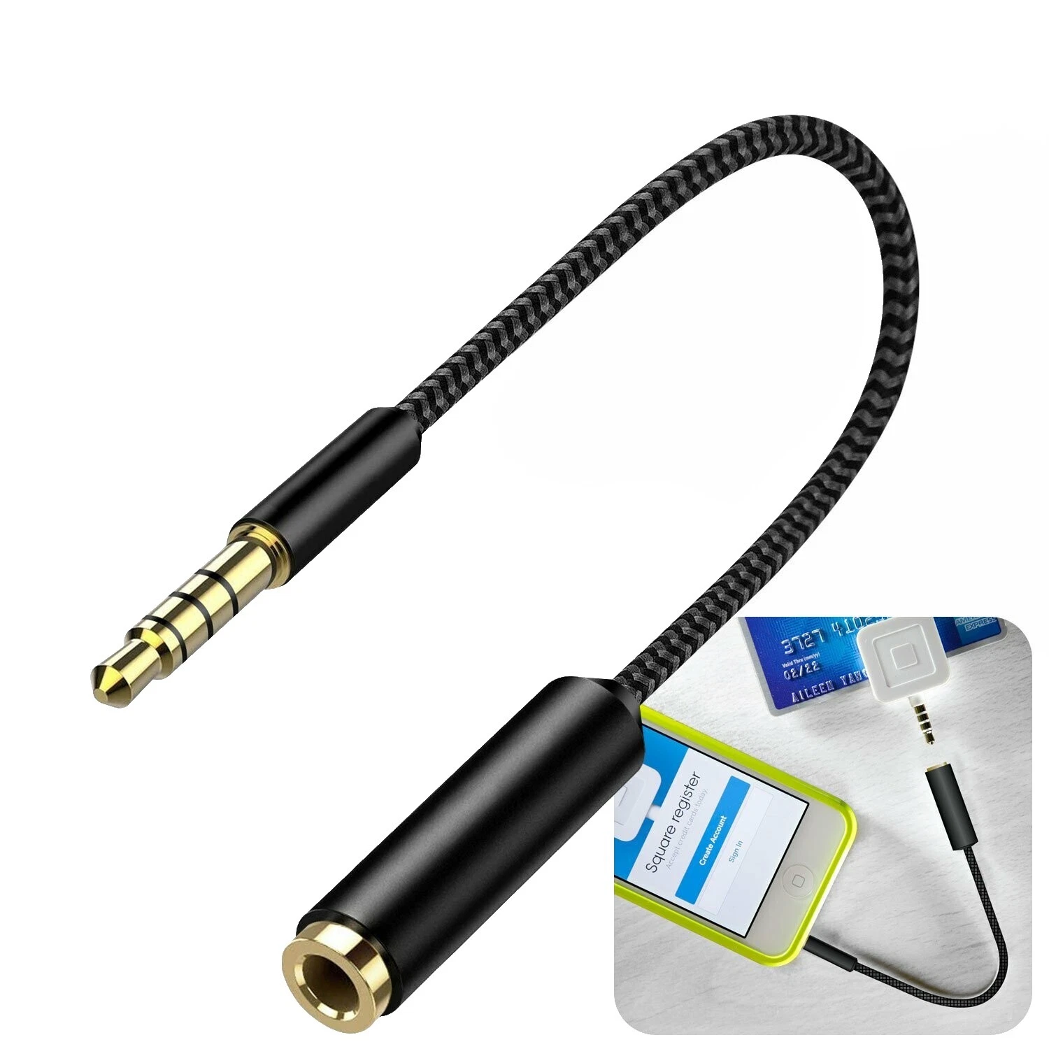 Черные аудио адаптеры для сотовых телефонов LG G5