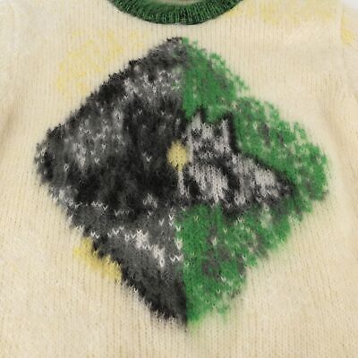 Dior Multi-Color Mohair Blend Peter Doig Sweater S Dior Multi-Color Mohair Blend Peter Doig Sweater S