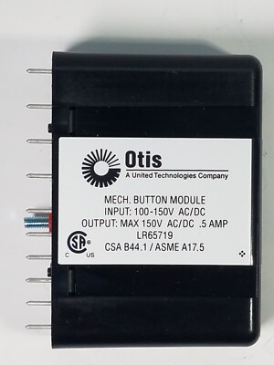 Otis Elevator / Unitec Mechanical Button Module Block LR65719 / ACA26890A2 , NEW