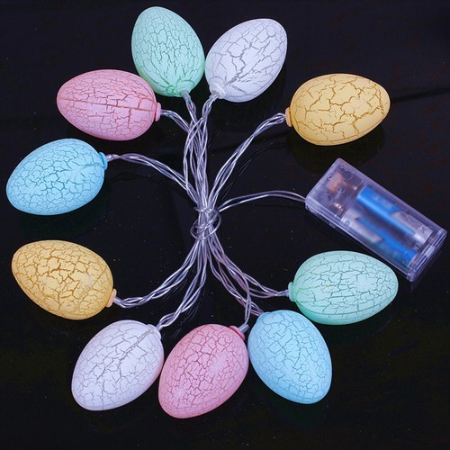 Easter Eggs Wire String Lights Battery Operated Light Party Home Decor Lamps - Picture 4 of 17