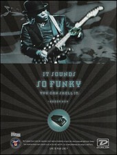 Buddy Guy 2003 Dunlop Cry Baby guitar effects wah pedal ad 8 x 11 advertisement