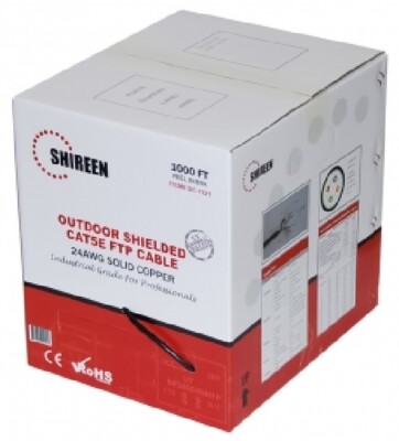 DC-1021 - Outdoor CAT5e FTP - geschirmt - 305m/1000ft Spule