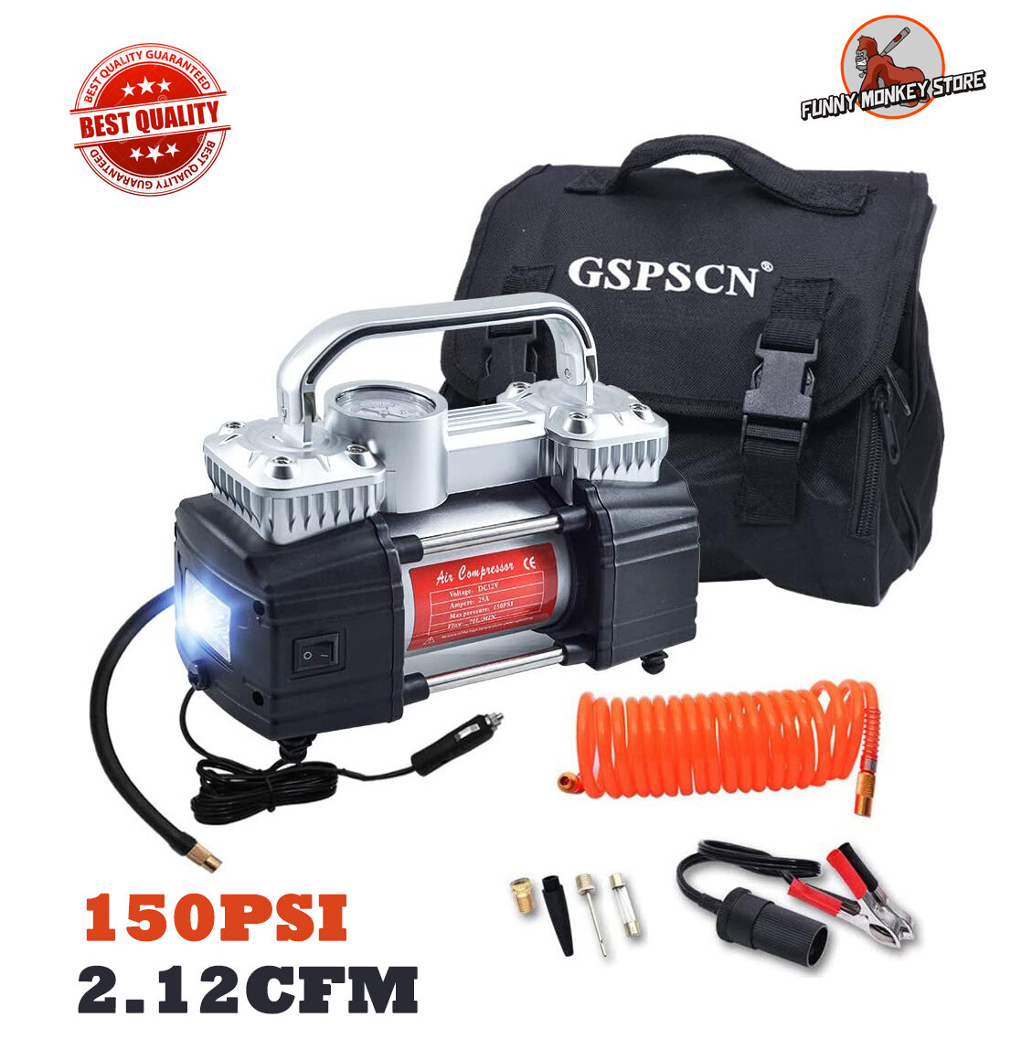 Kit Portable Rv Suv Truck High Volume Off Road Inflate Tires New