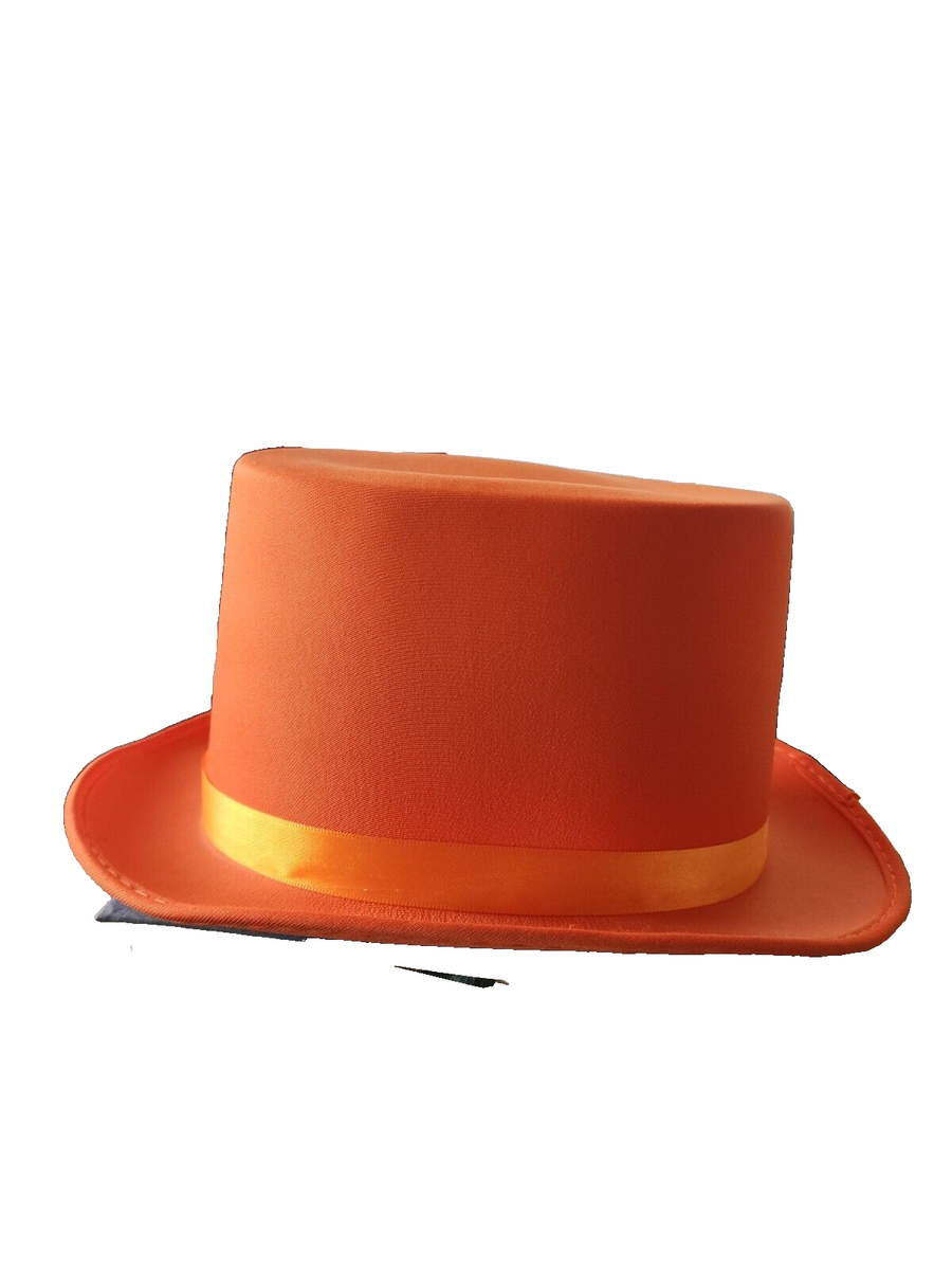 Dumb and Dumber Orange Tall Top Hat Lloyd Christmas Costume Hat
