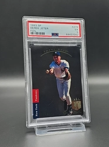 Derek Jeter 1993 SP Foil Rookie Card #279 RC GRADED PSA 5