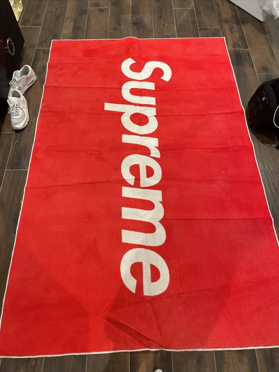 LV x Supreme Rug