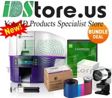 Entrust (Datacard) Sigma DS2 Single Side ID Card Printer Complete Bundle