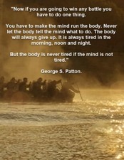 Inspirational General Patton refrigerator magnet 3 1/2"x 4 1/2" Made in the USA